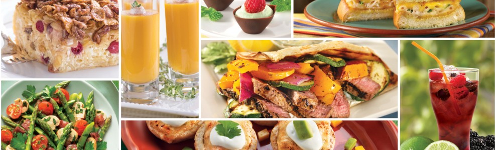 Collage or finished recipes